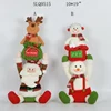 Table sitting stuffed fabric naughty Snowman gifts and animated santa reindeer doll for Christmas Decoration