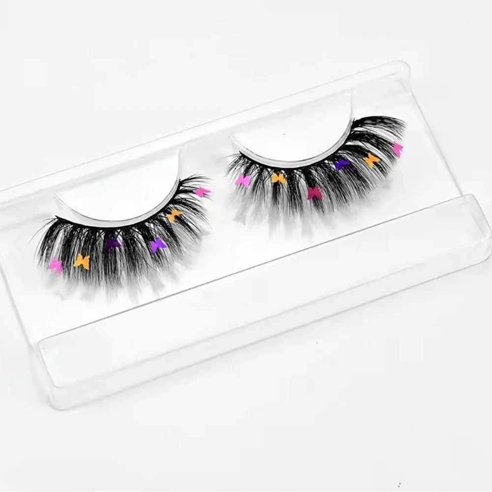 New arrival Gel Studded diamond eyelashes sequins decal lashes with sequins gem lashes decoration glitter mink lashes, Natural black
New arrival Gel Studded diamond eyelashes sequins decal lashes with sequins gem lashes decoration glitter mink lashes, Natural black