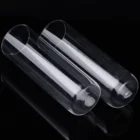 China factory transparent polish 99.99% nice price spiral quartz tube for solar and semiconductor