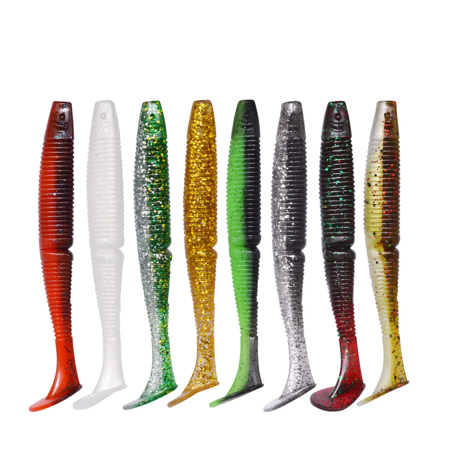 Wholesale factory 120mm 11g 3pcs soft fish lure artificial bait squid lure soft plastic bass fishing soft lure, 8 colors
Wholesale factory 120mm 11g 3pcs soft fish lure artificial bait squid lure soft plastic bass fishing soft lure, 8 colors