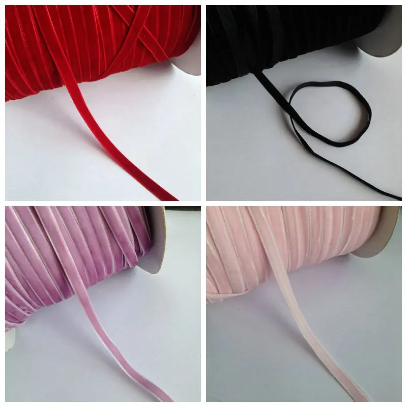 5mm Faced Velvet Ribbon webbing headband Hair band accessories Mix Colors lace fabric
5mm Faced Velvet Ribbon webbing headband Hair band accessories Mix Colors lace fabric