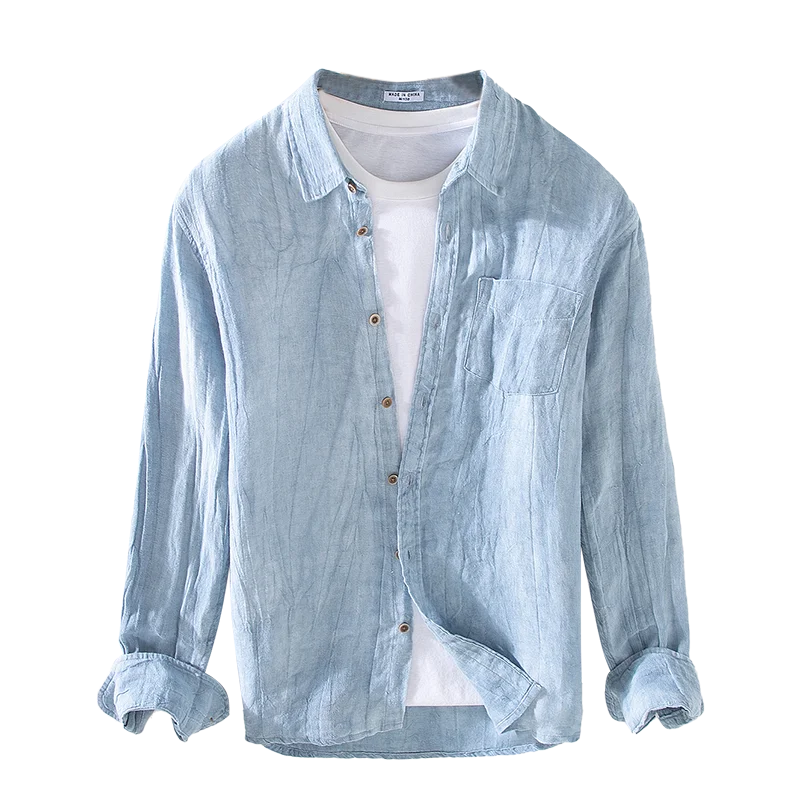 Factory supplier 2022 latest style long sleeve breathable comfortable casual loose 100% linen men shirt, Multi-colors options
Factory supplier 2022 latest style long sleeve breathable comfortable casual loose 100% linen men shirt, Multi-colors options