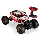 1:18 トップレースラジオおもちゃ rc ロッククローラー 2.4 ghz のトランスミッタ 4WD オフロード rc カー