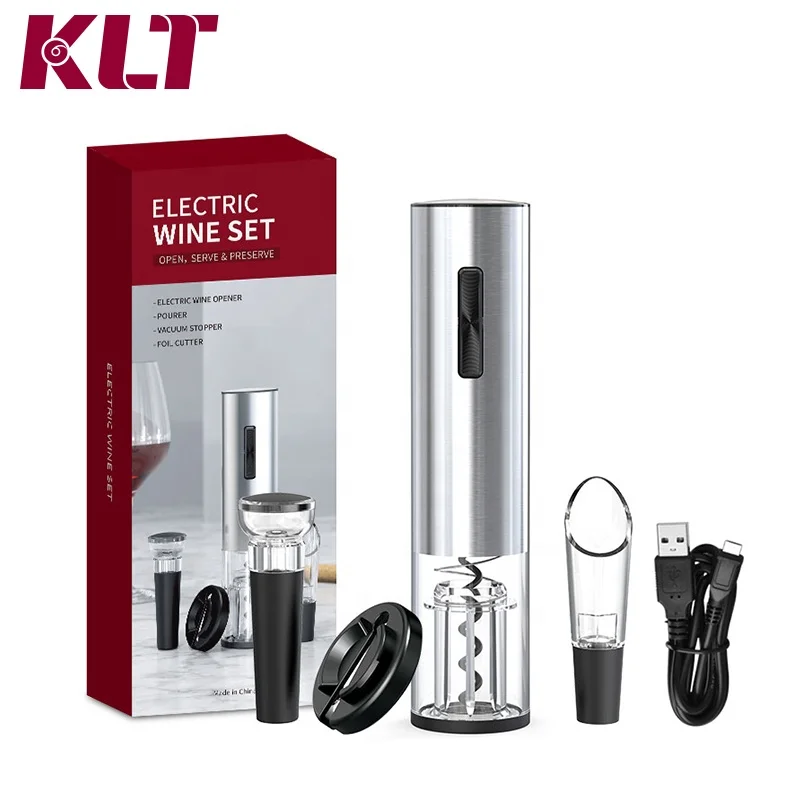 Push-type automatic wine opener rechargeable opener electric wine opener amazon hot sale
Push-type automatic wine opener rechargeable opener electric wine opener amazon hot sale