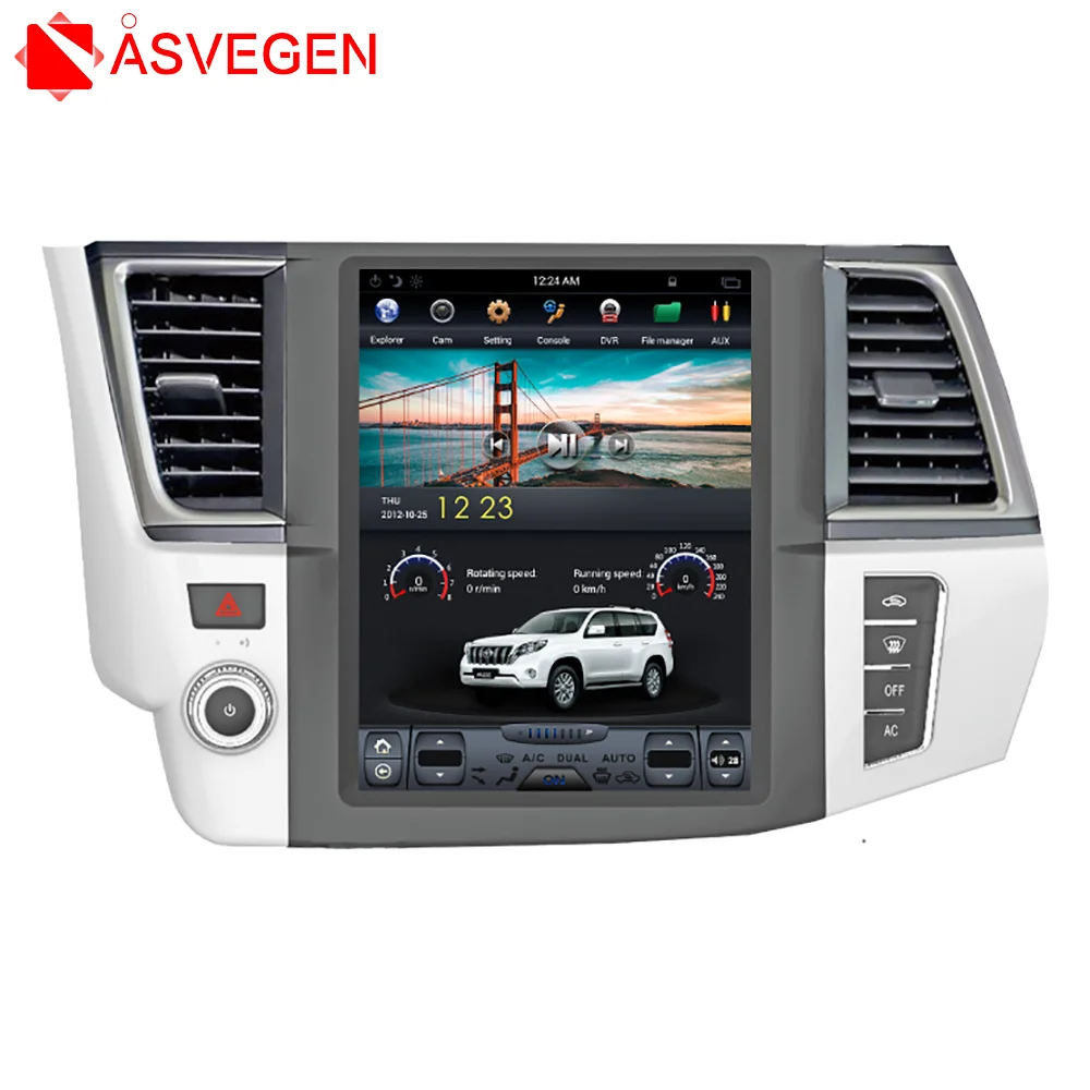 12 1 Vertical Screen Android 8 1 4g Ram 64 Rom For Toyota Highlander