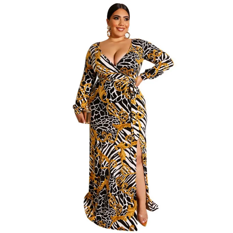 2020 Women Summer 2019 Floral Tight Club Casual Deep V Sexy Long- sleeve Long Dress Ladies Apparel, As picture
2020 Women Summer 2019 Floral Tight Club Casual Deep V Sexy Long- sleeve Long Dress Ladies Apparel, As picture