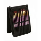 15Pcs Paint Brushes Set Nylon Hair Painting Brush Short Rod Oil Acrylic Brush Watercolor Pen Art Supplies for Painting
