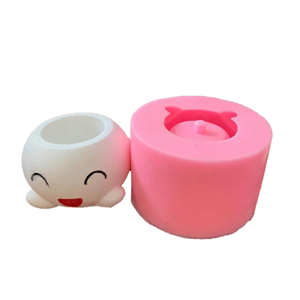 DIY concrete expression of green plants flower pot fleshy flowerpot silicone mold BK2115
DIY concrete expression of green plants flower pot fleshy flowerpot silicone mold BK2115