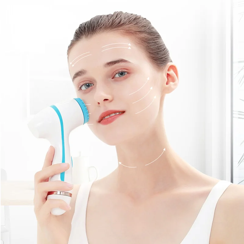 3D Mini Electric Facial Wash Face Brush Soft Hair Deep Cleaning Soft Hair Brush Cleanser Set For Women
3D Mini Electric Facial Wash Face Brush Soft Hair Deep Cleaning Soft Hair Brush Cleanser Set For Women