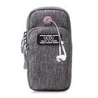 high quality outdoor gym fitness sport running jogging travel nylon women men unisex mobile phone arm bag