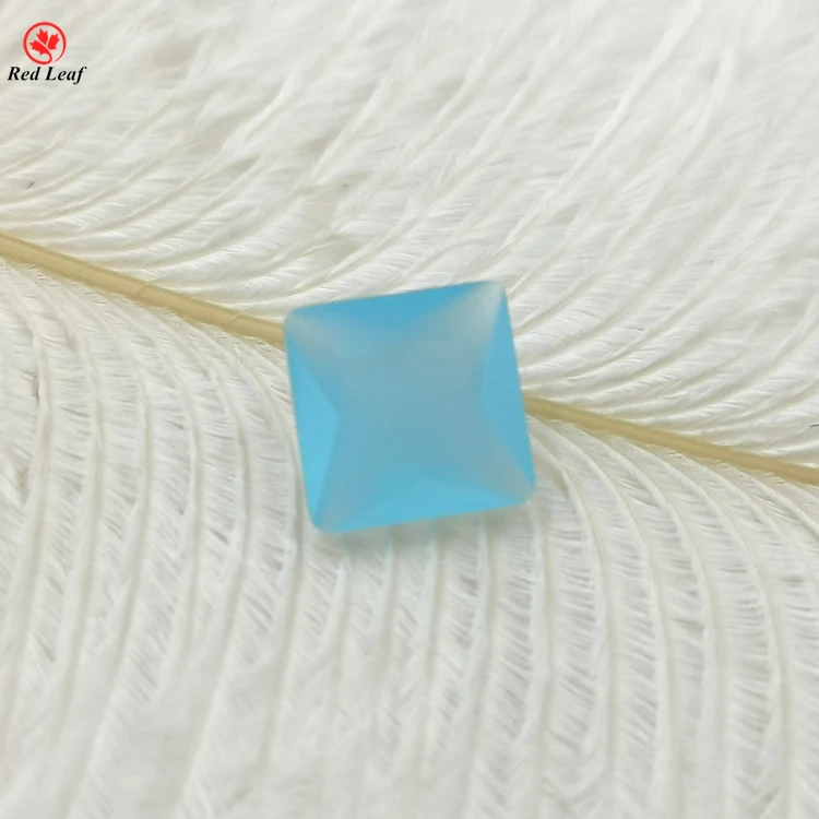 Wuzhou Gems Synthetic Crystal Jade Loose Gemstone Blue Color Square Machine Cut Glass Gems
Wuzhou Gems Synthetic Crystal Jade Loose Gemstone Blue Color Square Machine Cut Glass Gems