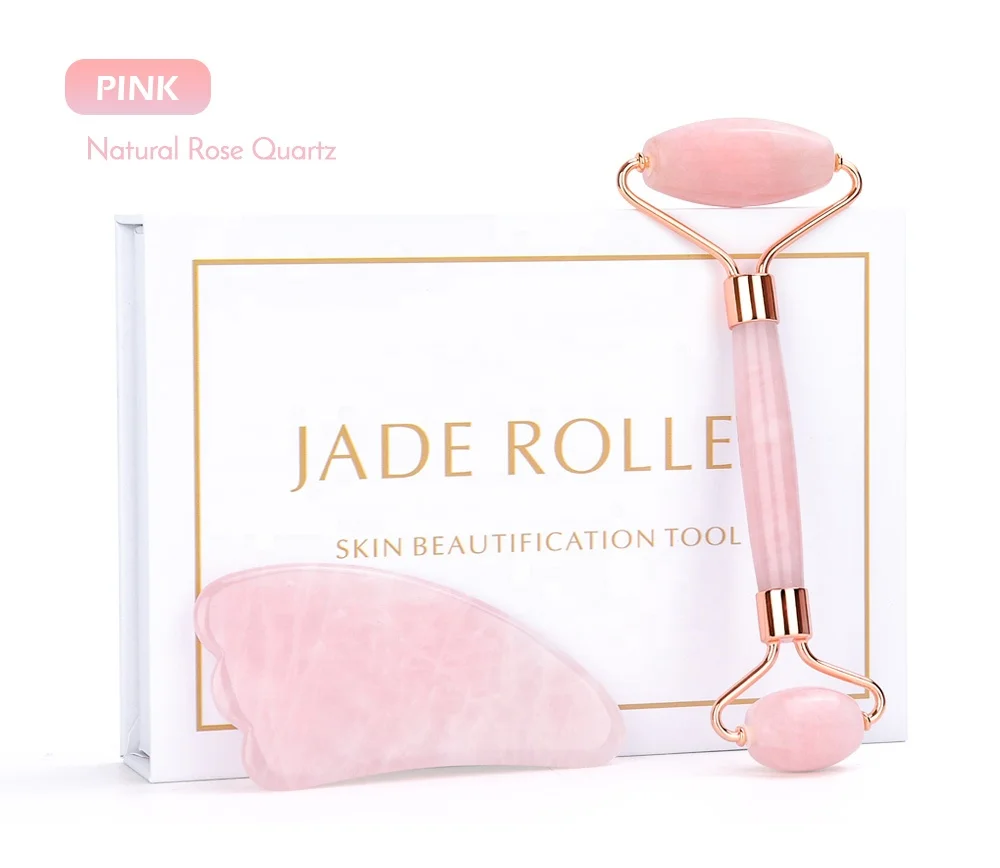 Rose Quartz Roller Slimming Face Massager Lifting Tool Natural Jade Facial Massage Roller Stone Skin Massage Beauty Care Set Box, Green.pink
Rose Quartz Roller Slimming Face Massager Lifting Tool Natural Jade Facial Massage Roller Stone Skin Massage Beauty Care Set Box, Green.pink