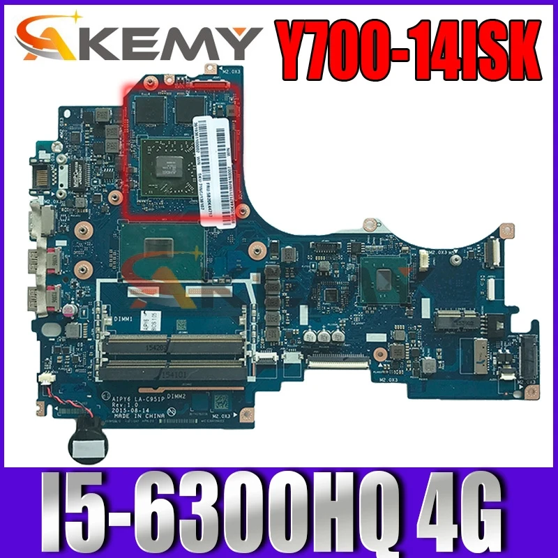 IdeaPad Y700-14 ISK laptop motherboard I5-6300HQ 4G number FRU 5B20K44770 5B20M55516 5B20K81628 5B20M55503
IdeaPad Y700-14 ISK laptop motherboard I5-6300HQ 4G number FRU 5B20K44770 5B20M55516 5B20K81628 5B20M55503