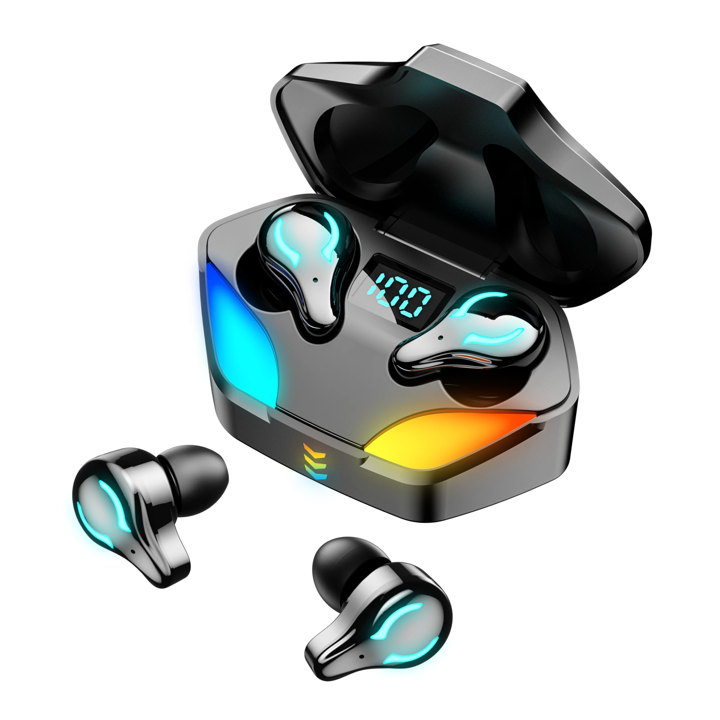 Wholesale High Quality Mini Wireless Earphone X1 low latency TWS gaming earbuds with LED light
Wholesale High Quality Mini Wireless Earphone X1 low latency TWS gaming earbuds with LED light