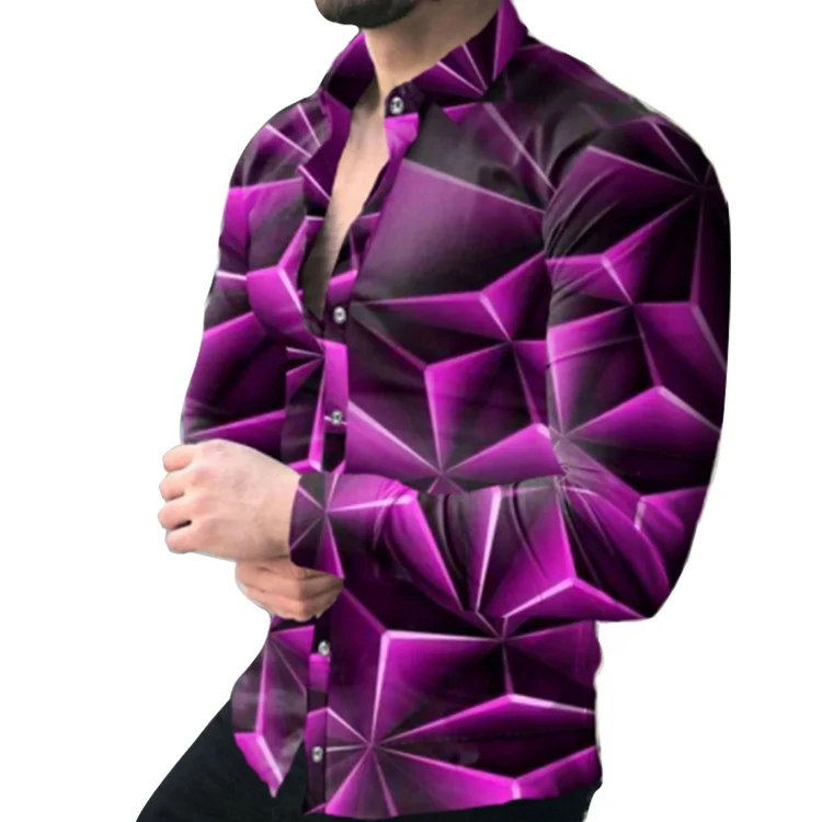 high quality Button hawaiian for men men's shirts full sleeve 3d print t shirt, Custom color
high quality Button hawaiian for men men's shirts full sleeve 3d print t shirt, Custom color