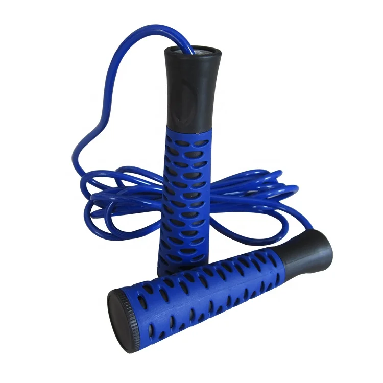 

OKPRO Cheap Fitness Training Speed Skipping PVC Jump Rope, Blue or customized color