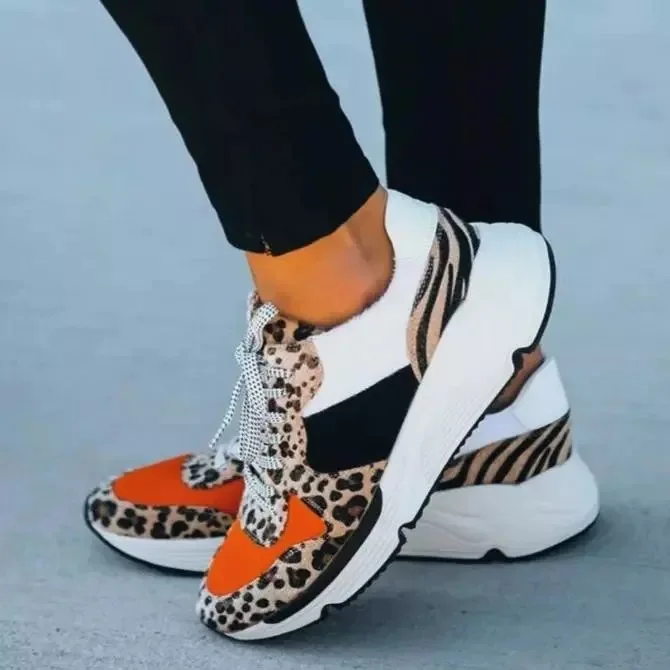 2021 New Women Casual Shoes Breathable Ladies Sneakers Leopard Print Faux Sneakers Lace-up Women Sports Shoes 2021 Leopard
2021 New Women Casual Shoes Breathable Ladies Sneakers Leopard Print Faux Sneakers Lace-up Women Sports Shoes 2021 Leopard