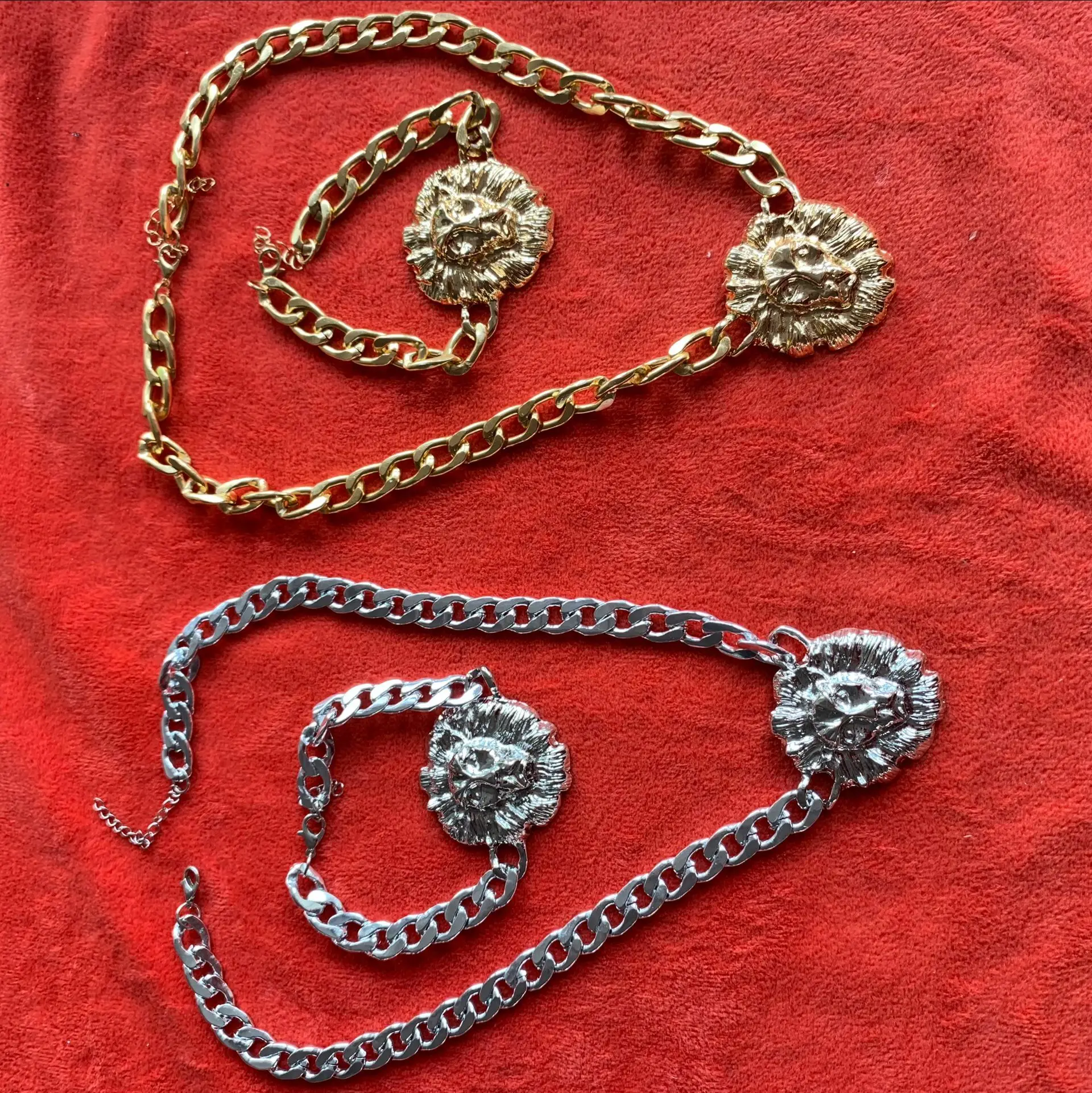 Lion Pendant Necklace bracelet 2pcs per set inspired lion head medallion pendant jewelry set lion face necklace bracelet set
Lion Pendant Necklace bracelet 2pcs per set inspired lion head medallion pendant jewelry set lion face necklace bracelet set