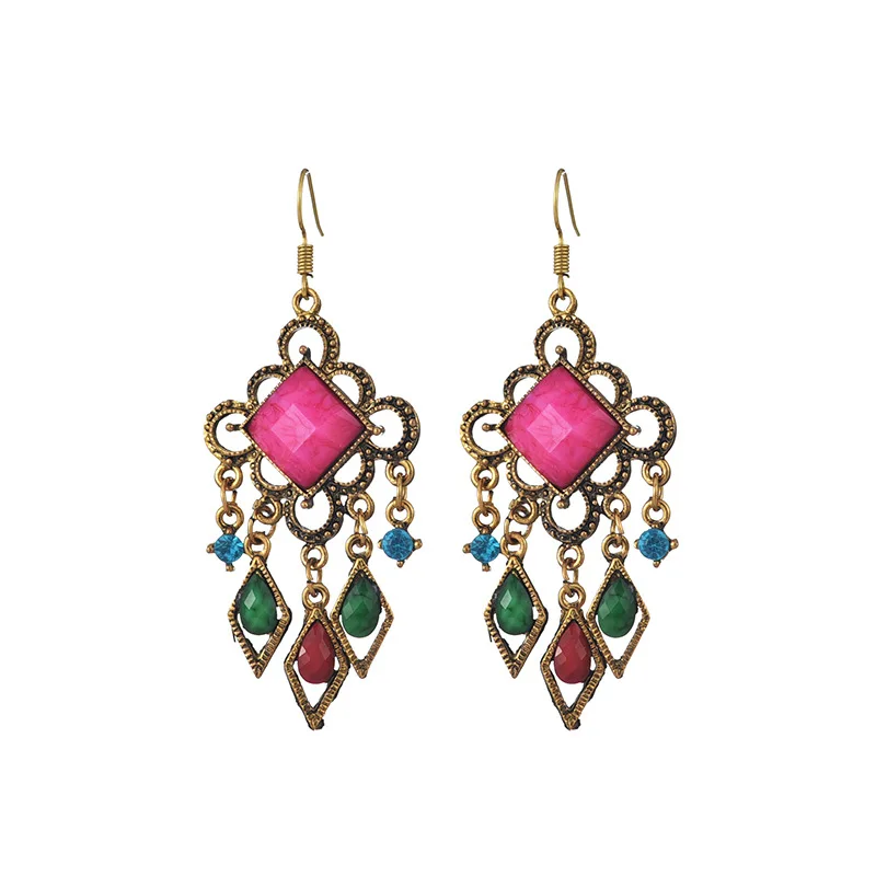 Vintage Colorful Acrylic Geometric African Earrings Dangle Bridal Earring For Women Jewelry
Vintage Colorful Acrylic Geometric African Earrings Dangle Bridal Earring For Women Jewelry