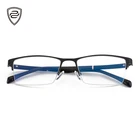 China optical glasses frames semi-rimless glasses Anti blue light glasses in stock ZM30024