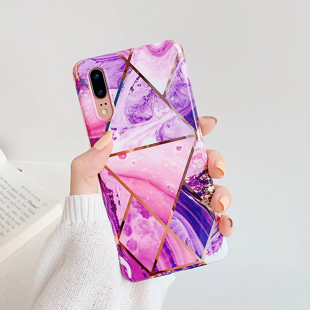 Plating Geometric Marble for Huawei Glossy Soft Imd Back Cover Tpu Nuevo Diseno Funda Protective Mobile Phone Case
Plating Geometric Marble for Huawei Glossy Soft Imd Back Cover Tpu Nuevo Diseno Funda Protective Mobile Phone Case