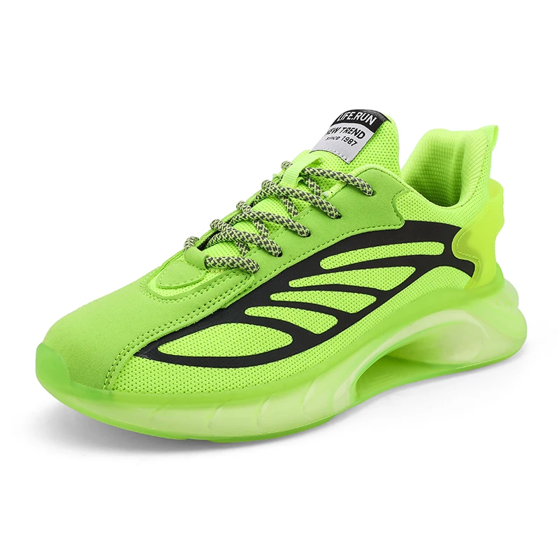 Wholesale new fashion OEM design knitted mesh fashion shine in the dark men's breathable running shoes
Wholesale new fashion OEM design knitted mesh fashion shine in the dark men's breathable running shoes