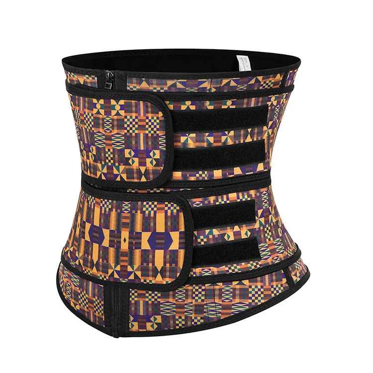 2020 Tight African Print Double Strap Slimming Plus Size Women Waist Trainer Trainer Belt Shaper, As shown
2020 Tight African Print Double Strap Slimming Plus Size Women Waist Trainer Trainer Belt Shaper, As shown