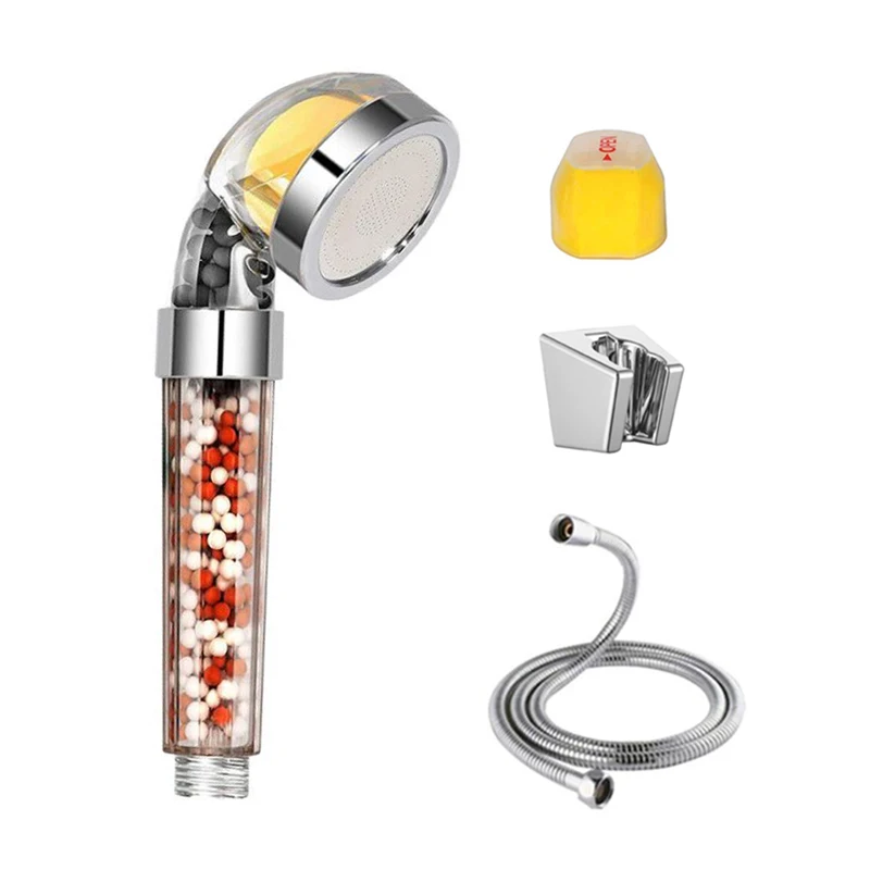 High Pressure plastic sense chlorine filter Handheld shower heads vitamin c showerhead with stones
High Pressure plastic sense chlorine filter Handheld shower heads vitamin c showerhead with stones