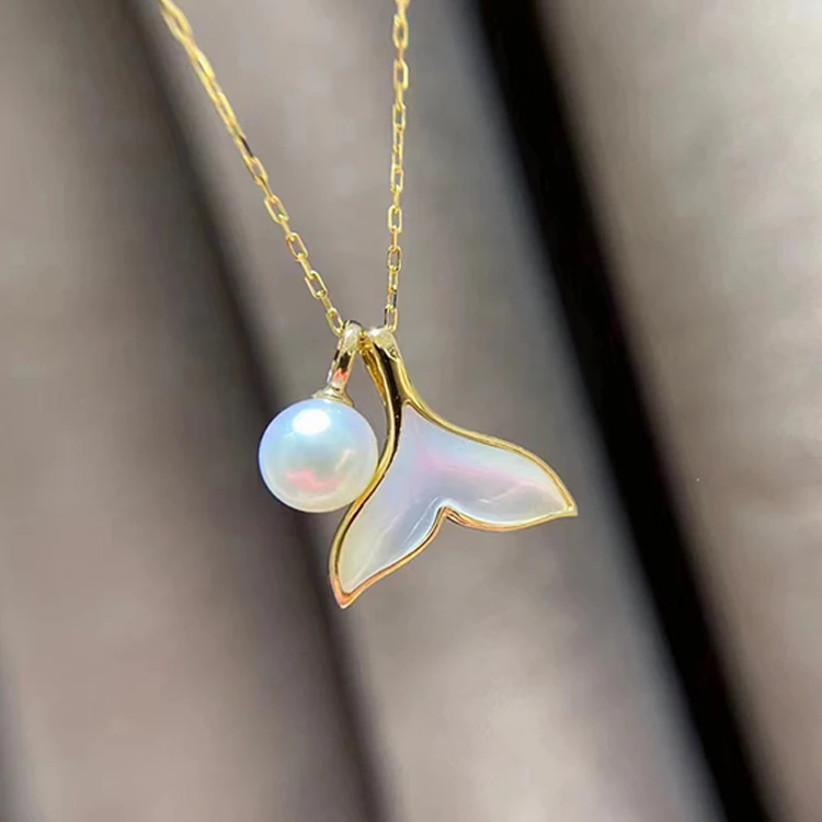 Fishtail Pearl Pendant Single Necklace For The Rest Of My Life I Have You Sterling Silver Necklace Lock
Fishtail Pearl Pendant Single Necklace For The Rest Of My Life I Have You Sterling Silver Necklace Lock