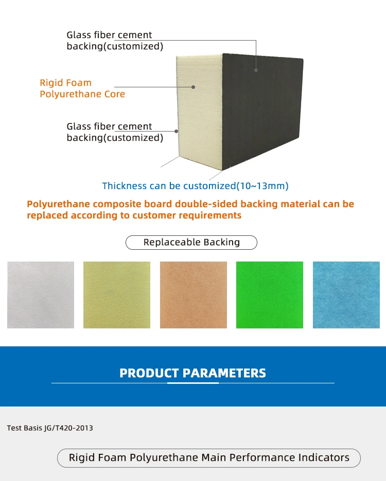 density polyurethane board foam wall panels pir board insulation