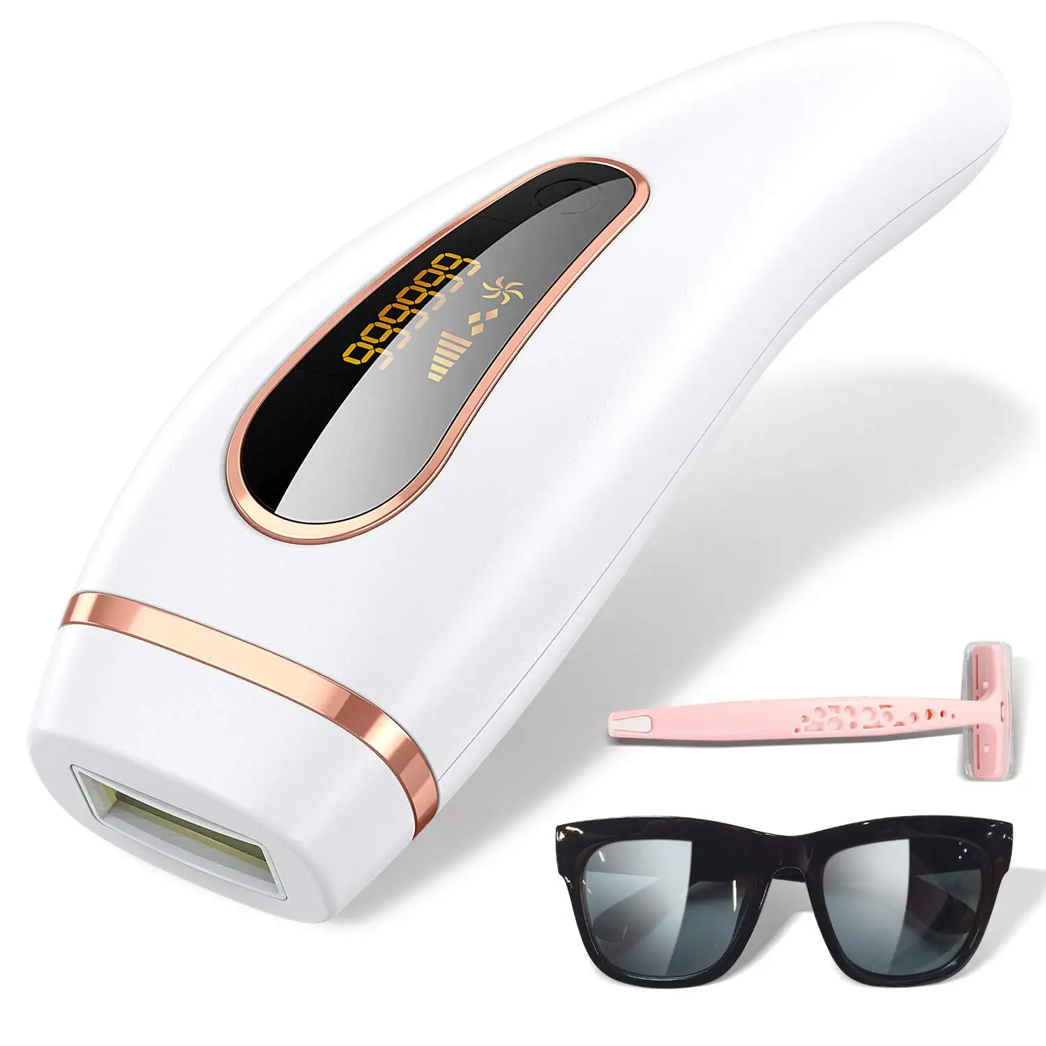 IPL Hair Removal 999,999 Flashes Permanent Epilator LCD Display Bikini IPL Laser Hair Removal Machine, Black white
IPL Hair Removal 999,999 Flashes Permanent Epilator LCD Display Bikini IPL Laser Hair Removal Machine, Black white