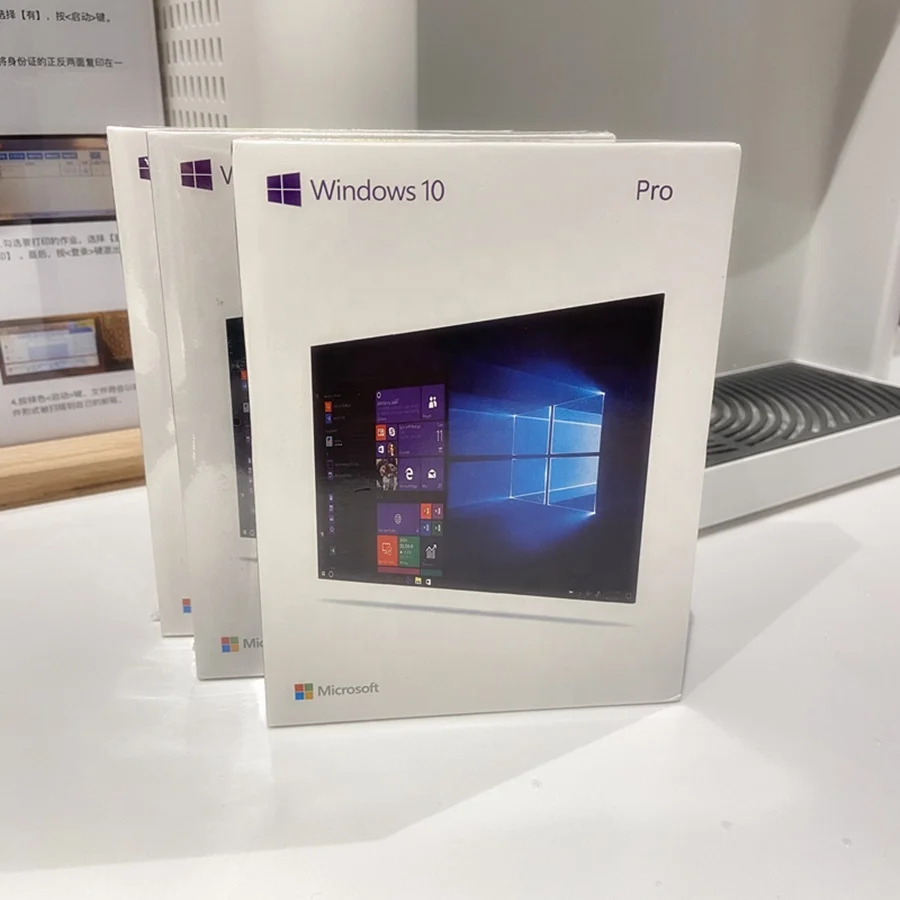 

Microsoft Hot sale retail box package Windows 10 professional Software 64 bits 3.0 USB flash drive Win 10 Pro Key