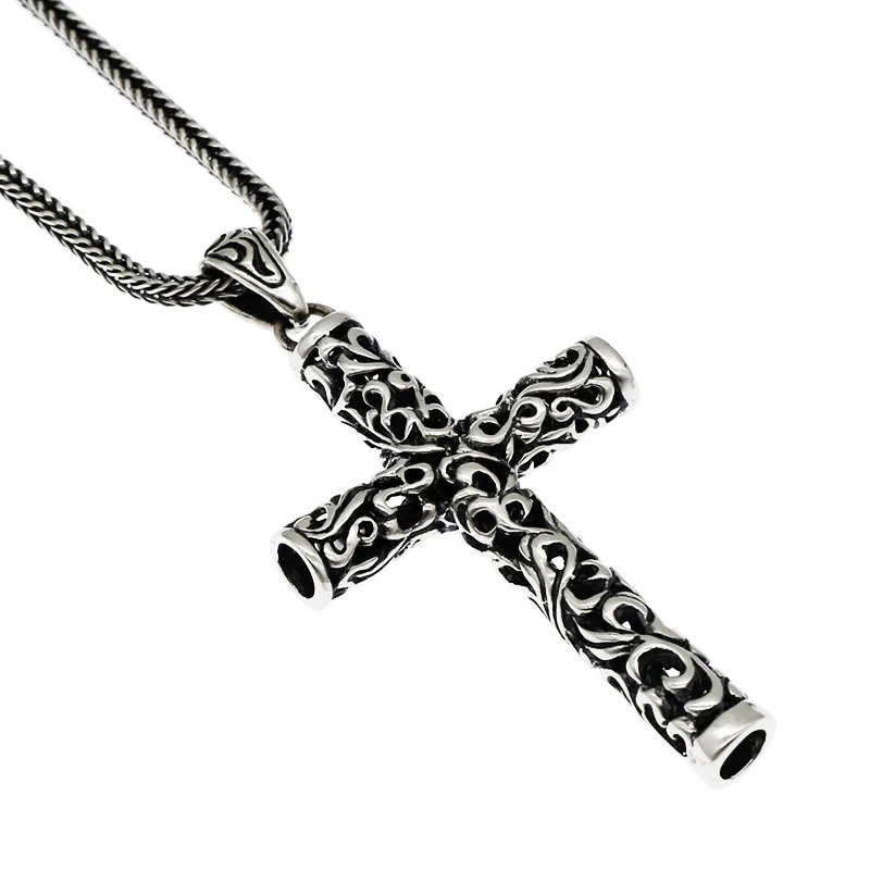 Wholesale S925 Sterling Silver Fashion Cross Pendant for Men and Women Retro Trend Hip Hop Rock Pattern Necklace Pendant Jewelry
Wholesale S925 Sterling Silver Fashion Cross Pendant for Men and Women Retro Trend Hip Hop Rock Pattern Necklace Pendant Jewelry