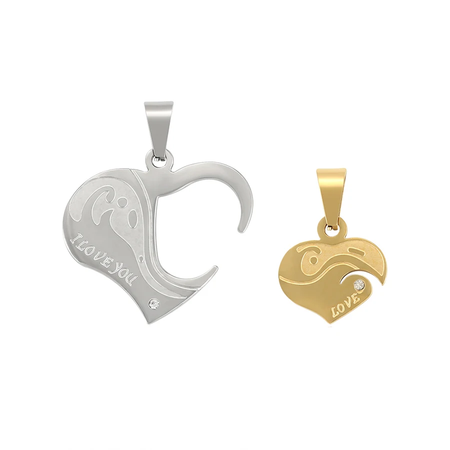 35280 xuping couple fashion jewelry stainless steel multi gold color heart style pendant
35280 xuping couple fashion jewelry stainless steel multi gold color heart style pendant