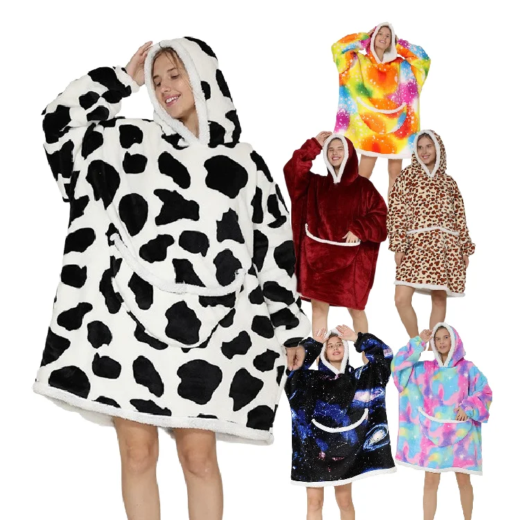 Oversized Sherpa Fleece Huggle Sweatshirt Hoodie Blankets Wholesale Adult TV Hooded Blanket Women Mens
Oversized Sherpa Fleece Huggle Sweatshirt Hoodie Blankets Wholesale Adult TV Hooded Blanket Women Mens