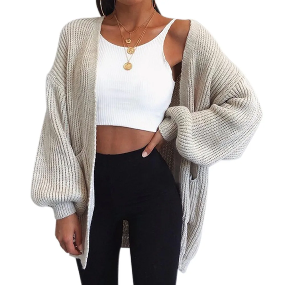Casual Women Coat 2021 Cardigan Fall Winter Long Knitted Cardigan Plus Size Women'S Sweaters, Picture color
Casual Women Coat 2021 Cardigan Fall Winter Long Knitted Cardigan Plus Size Women'S Sweaters, Picture color