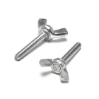 Butterfly Screw Screws And Nuts M6 M8 SS304 Tip Butterfly Wing DIN315 Nut Screw