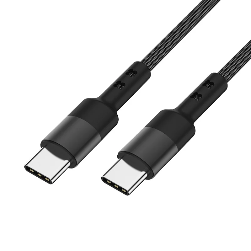 CFT--L183 Fast Charging PD Type-c Cable 3A Charger Product USB C Data Cable For Type-c to Type-c, Black
CFT--L183 Fast Charging PD Type-c Cable 3A Charger Product USB C Data Cable For Type-c to Type-c, Black