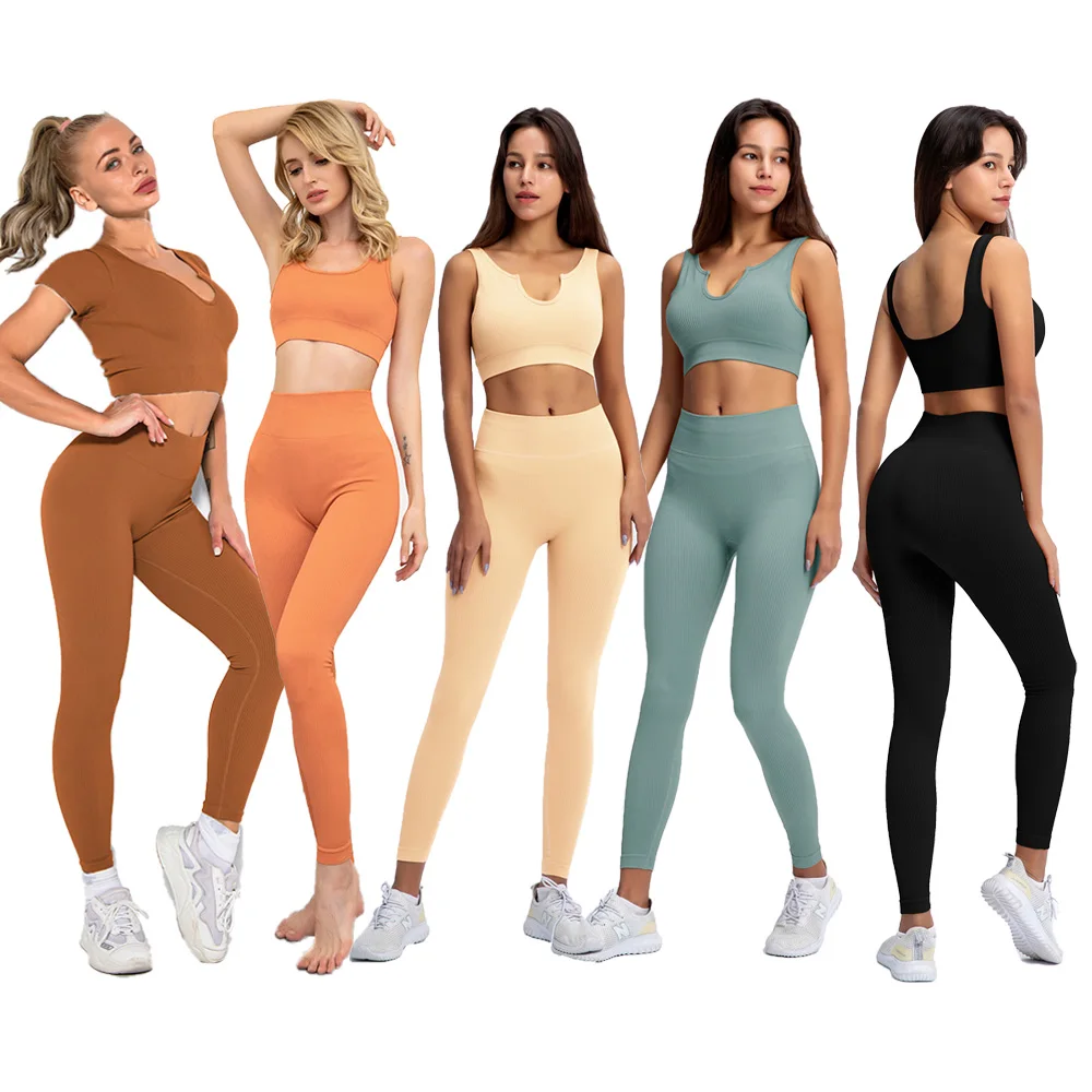 U shape Ribbed Seamless Push Up Sports Sets Amazon Hot Selling Custom Gym Workout Fitness Set for women
U shape Ribbed Seamless Push Up Sports Sets Amazon Hot Selling Custom Gym Workout Fitness Set for women