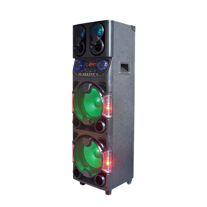 karaoke home theatre system blue tooth speaker PA audio speaker with disco light, Black
karaoke home theatre system blue tooth speaker PA audio speaker with disco light, Black