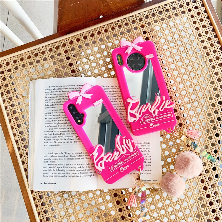 Hot Sale Cute Bowknot Make-up Mirror Girls Pink Soft Silicone Ladies Phone Case With Fur Ball Pendant For Samsung S10 S20 NOTE10
Hot Sale Cute Bowknot Make-up Mirror Girls Pink Soft Silicone Ladies Phone Case With Fur Ball Pendant For Samsung S10 S20 NOTE10