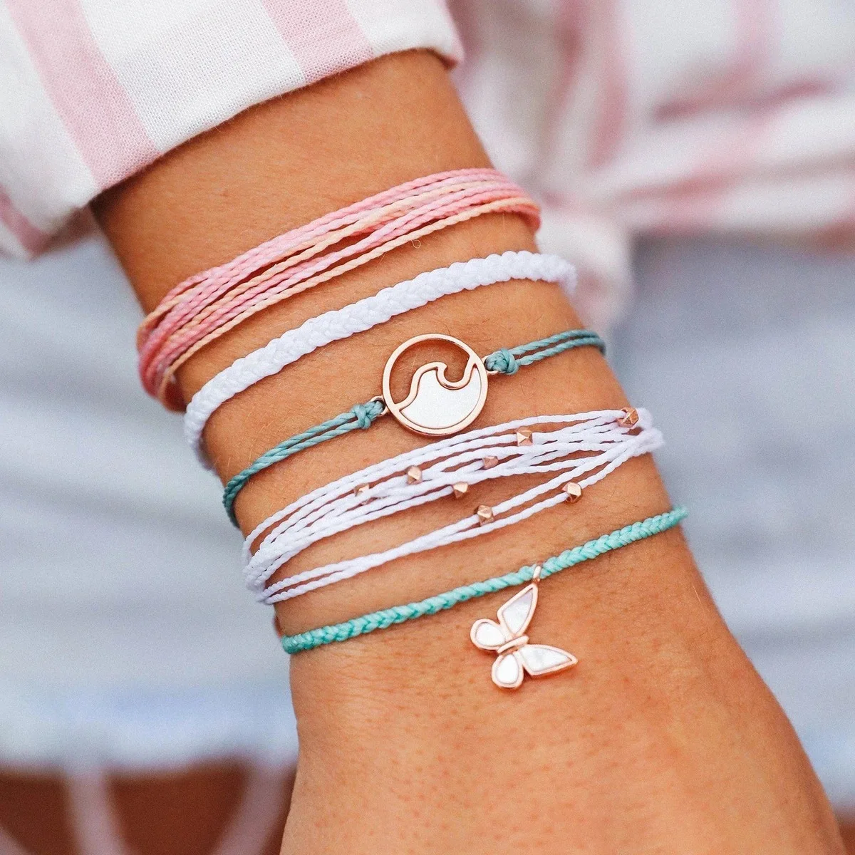 Hot-selling New Arrival Summer Boho Butterfly Bracelet Sets Friendship Woven Bracelet for Woman
Hot-selling New Arrival Summer Boho Butterfly Bracelet Sets Friendship Woven Bracelet for Woman
