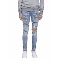 OEM 2019 Paint Splattered Jeans With Heavy Wash Distress Rhinestones Jeans Men Jeans Trousers
OEM 2019 Paint Splattered Jeans With Heavy Wash Distress Rhinestones Jeans Men Jeans Trousers