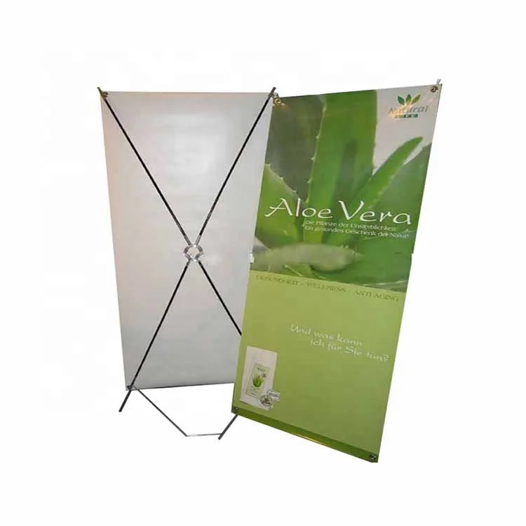 Top Quality Korean X Display Stand For Promotion Flex Banner
