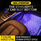 Car USB Decorative Lights Wireless Music Control Rhythm Lights led Colorful RGB Inner Atmosphere Lights