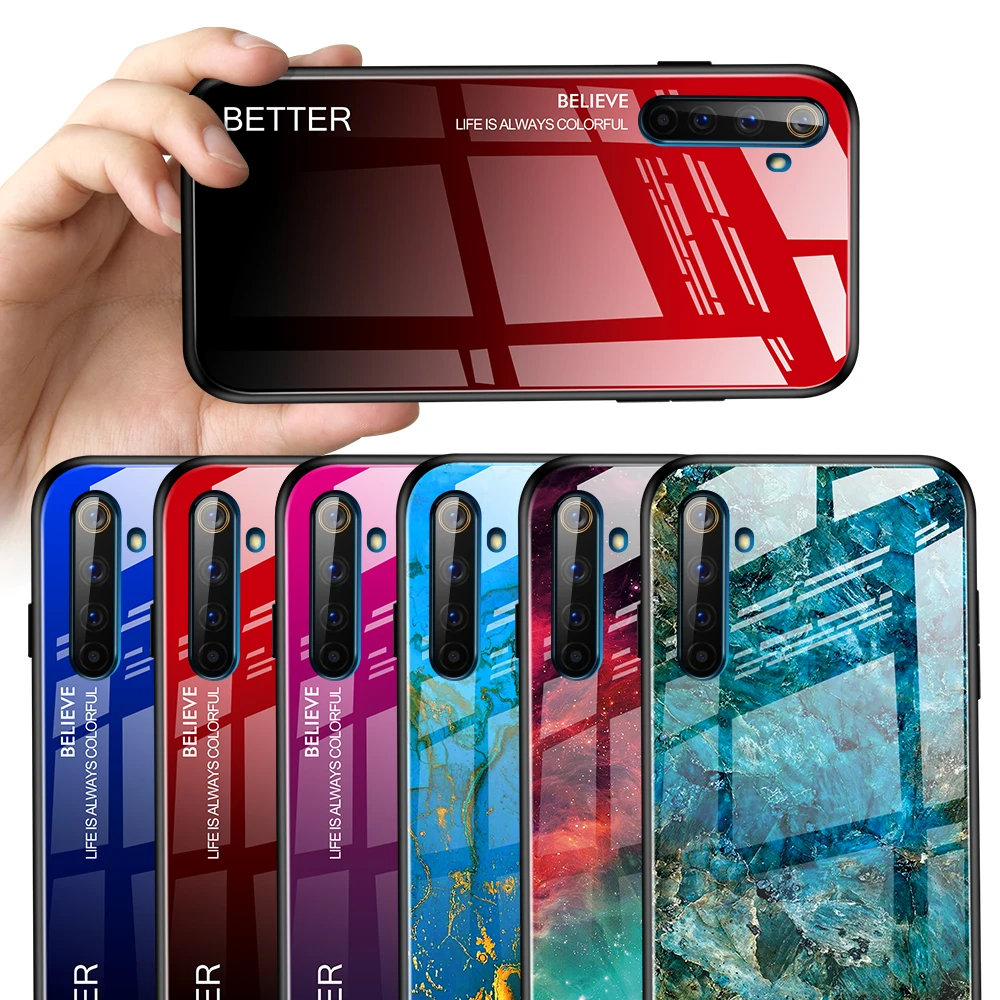 Gradient TPU PC Tempered Glass Phone Case for Oppo realme 6 7 Soft TPU Covers Luxury Phone Case for ppo F17 pro
Gradient TPU PC Tempered Glass Phone Case for Oppo realme 6 7 Soft TPU Covers Luxury Phone Case for ppo F17 pro