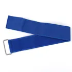Custom Colorful High Elasticity Hook and Loop Cable Tie with Metallic Buckle