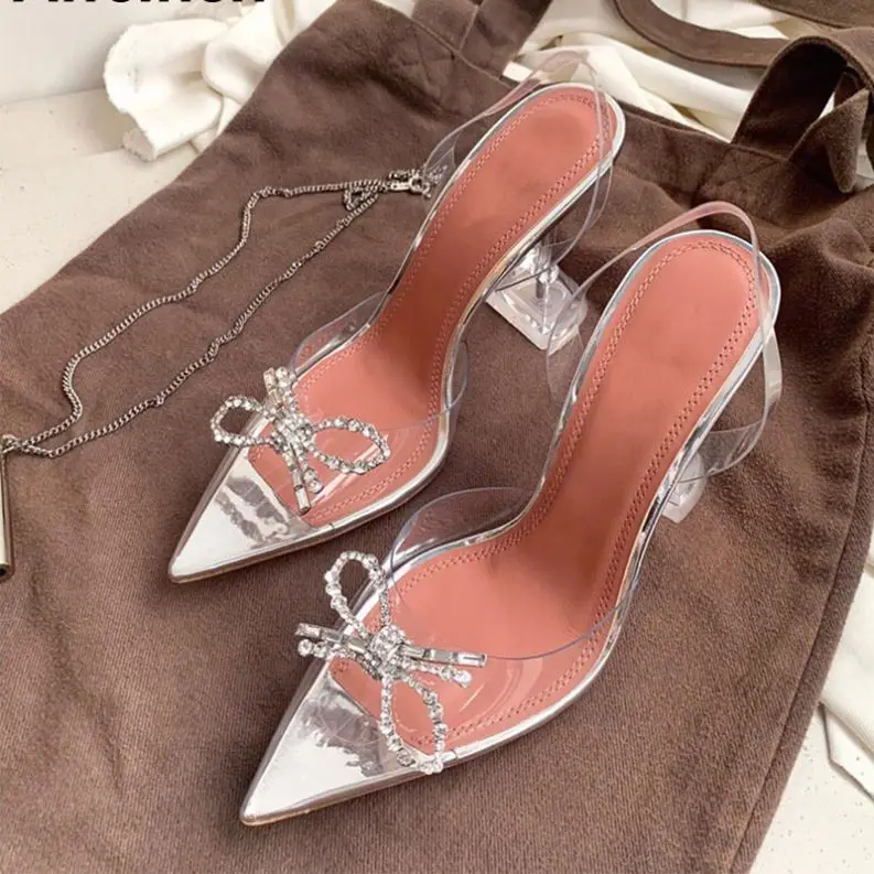 Summer 2021 Women Shoes Fashion Sexy Butterfly-Knot Patchwork Wedding Bling PVC Slip-On High Heels Pointed Toe Classics Pumps 41, Custom color
Summer 2021 Women Shoes Fashion Sexy Butterfly-Knot Patchwork Wedding Bling PVC Slip-On High Heels Pointed Toe Classics Pumps 41, Custom color