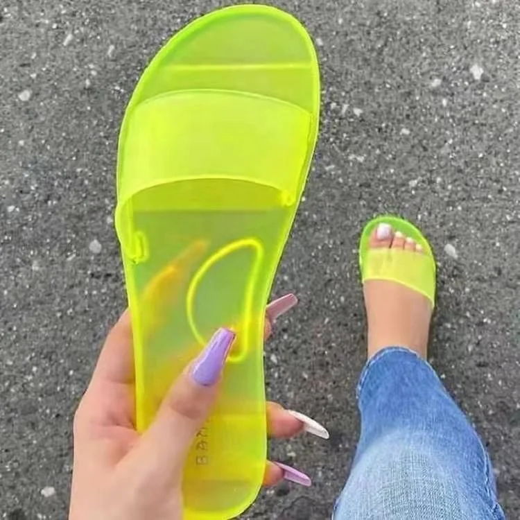 2021 new products in cheap price candy color flat slippers crystal bottom anti-skidding, Customized color
2021 new products in cheap price candy color flat slippers crystal bottom anti-skidding, Customized color