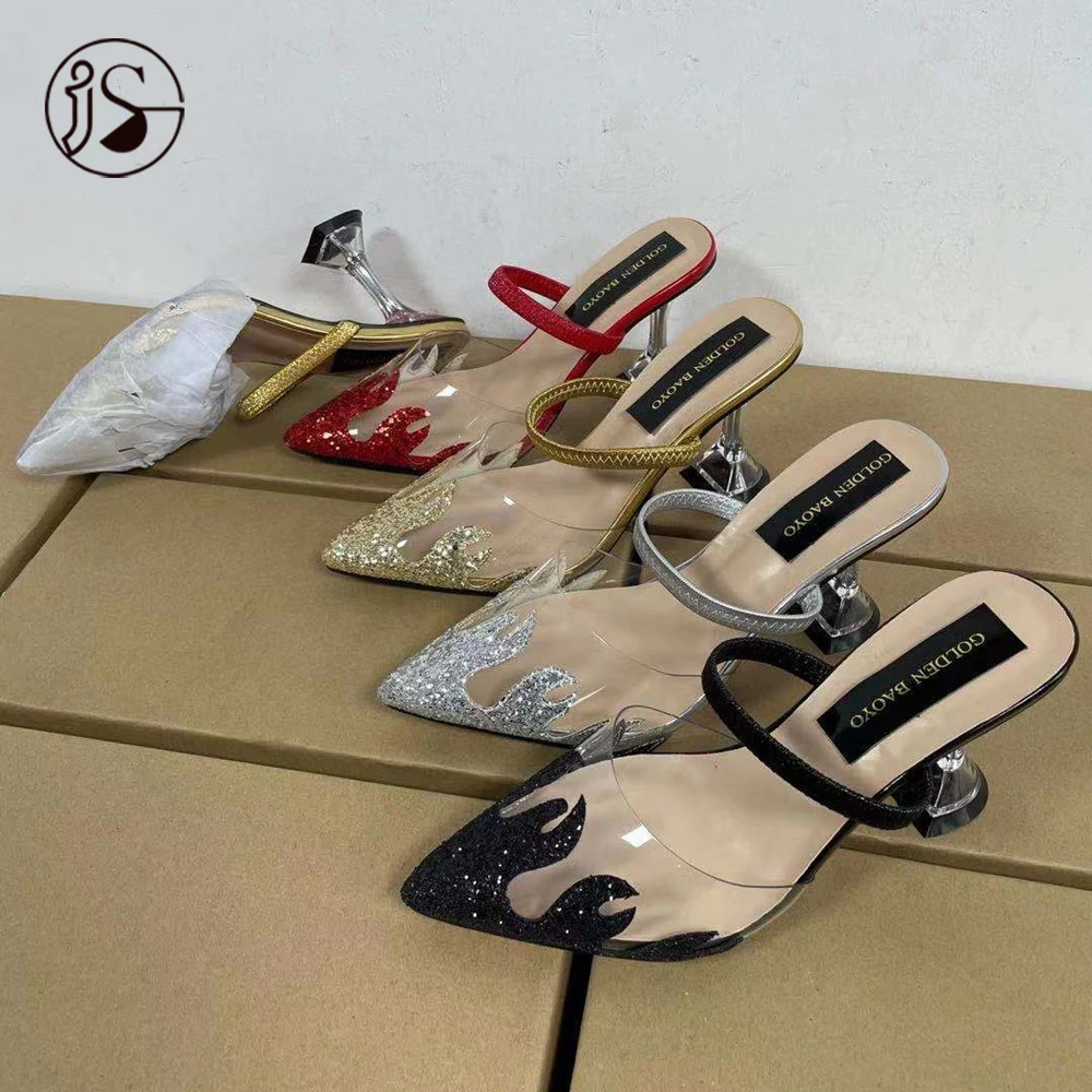 Women's high-heeled shoes, 20121 New pointed stiletto heel women's slippers sexy pattern decorative sandals for girls, Requirement
Women's high-heeled shoes, 20121 New pointed stiletto heel women's slippers sexy pattern decorative sandals for girls, Requirement